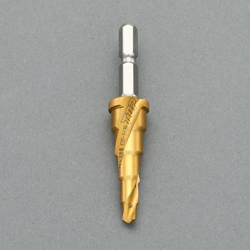 エスコ EA825GT-11 M5-M12ステップドリル(1/4”六角軸.タップ下穴用) 1個(ご注文単位1個)【直送品】