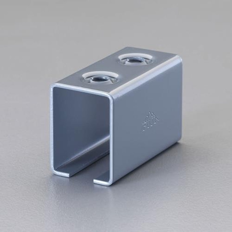 エスコ EA970CE-14 4号レール用取付金具(金属部直付け継ぎ) 1個(ご注文単位1個)【直送品】