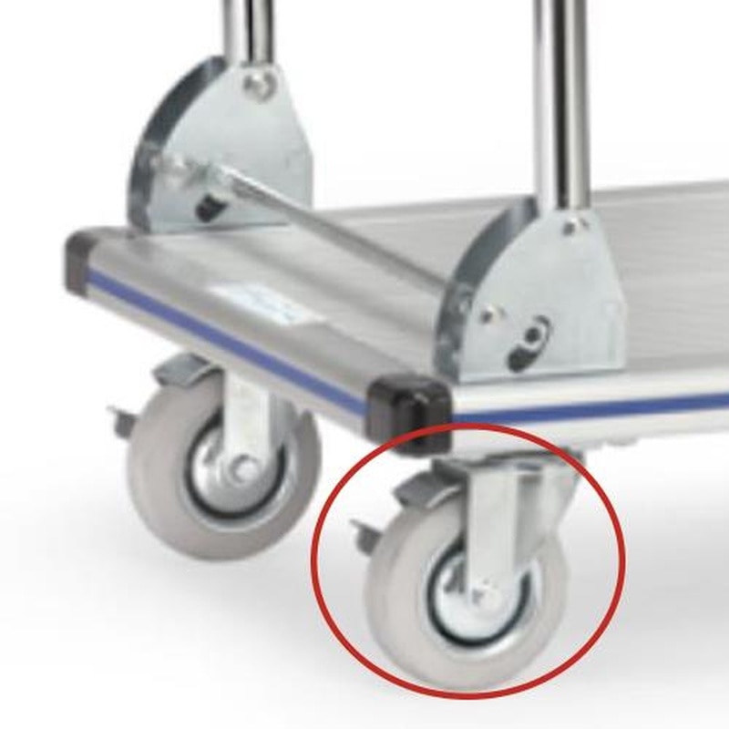 エスコ EA520BE-207A 100mmキャスター・自在金具(EA520BE-7A用) 1個（ご注文単位1個）【直送品】