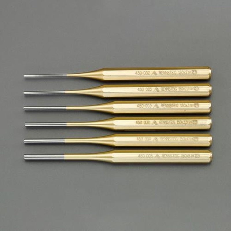 エスコ EA572DL-50 2.0-5.0mm6本組平行ピンポンチ 1個(ご注文単位1個)【直送品】