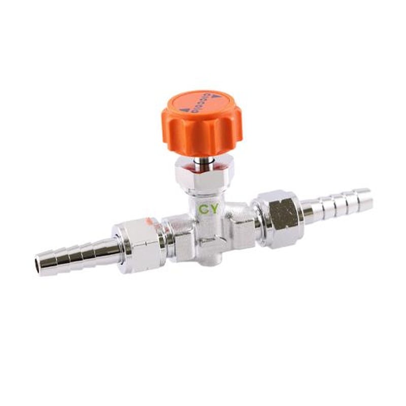 エスコ EA426CY-208A φ8.0mmxφ8.0mmニードルバルブ(ステム型/ROHS) 1個(ご注文単位1個)【直送品】