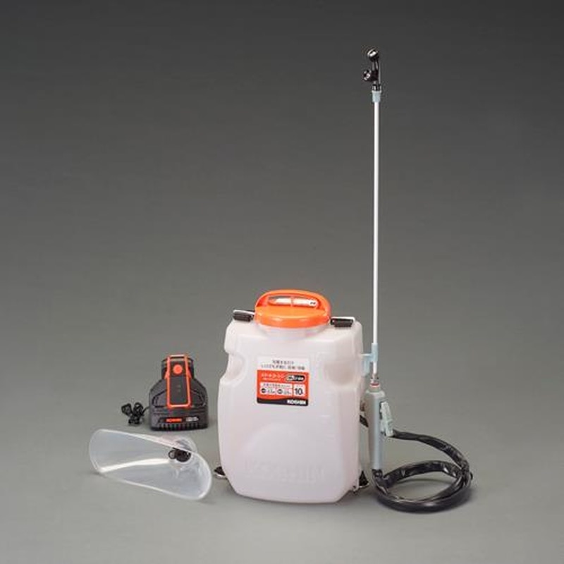 エスコ EA115YB-32 DC18V/2.0Ah/10L電動スプレー(充電式) 1個(ご注文単位1個)【直送品】