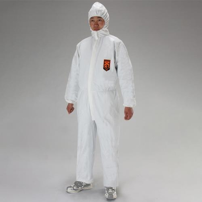 エスコ EA996AY-4A[XXL]防護服(使い捨て/液体防護用) 1個（ご注文単位1個）【直送品】
