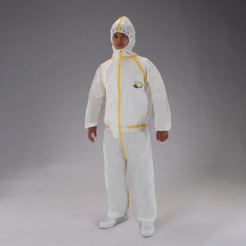 エスコ EA996AY-33A[XXL]防護服(使い捨て/高耐水性) 1個（ご注文単位1個）【直送品】