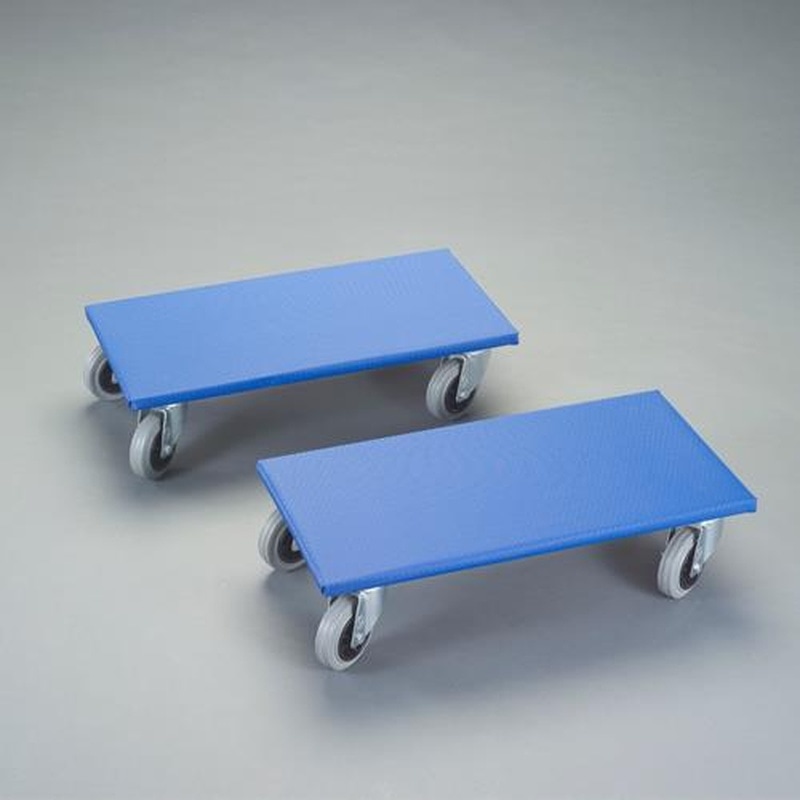 エスコ EA520AD-5A 600x300x140mm木天板ドーリー(ノンスリップコート) 1個(ご注文単位1個)【直送品】