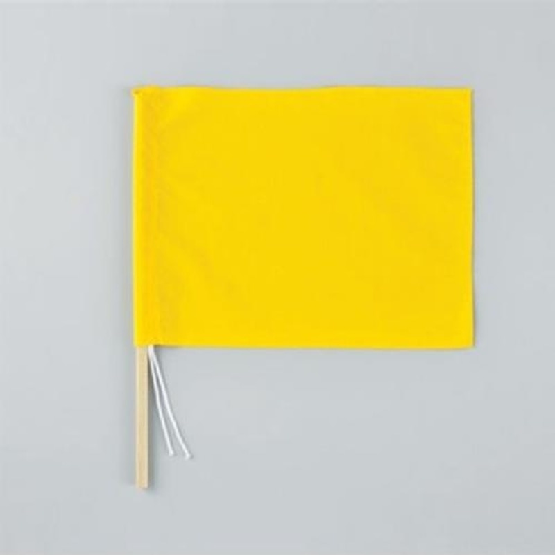 エスコ EA916XL-2A 300x420mm手旗(黄) 1個（ご注文単位1個）【直送品】