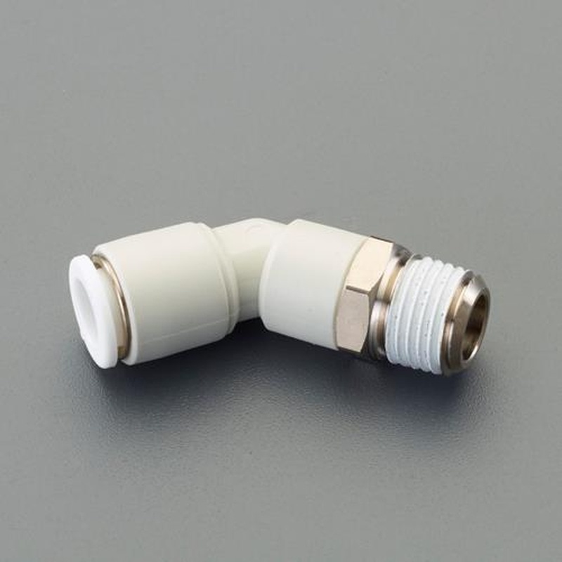 エスコ EA140HV-82 8mmxR1/4”エルボ(45゜) 1個(ご注文単位1個)【直送品】