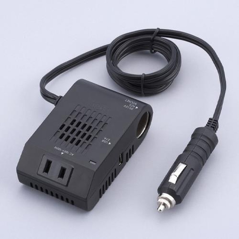 エスコ EA812JA-22B DC12V→AC100V/100Wインバーター 1個(ご注文単位1個)【直送品】