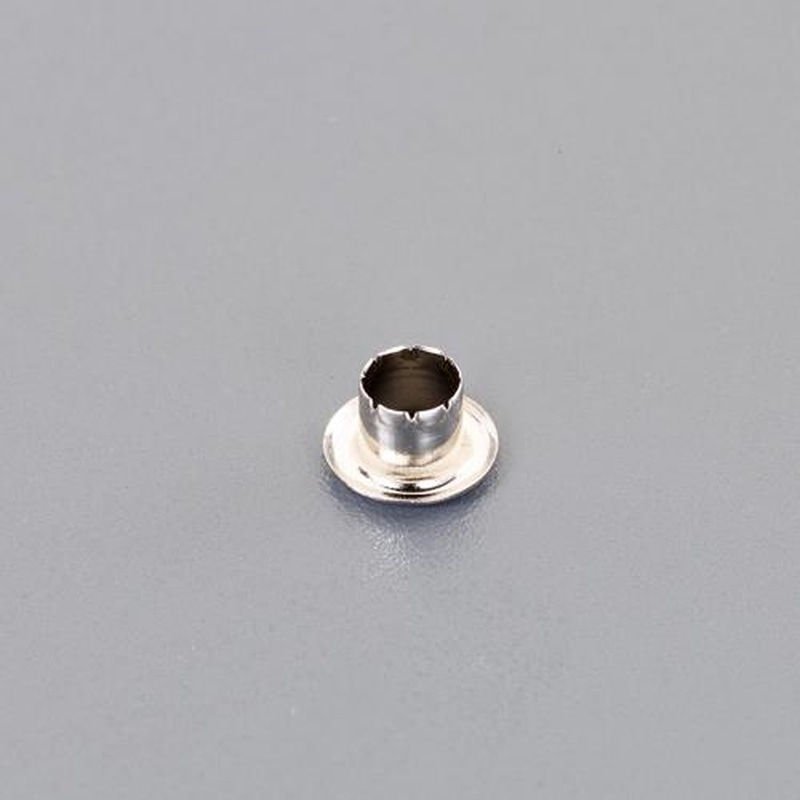 エスコ EA576ME-1 4.5mmハトメ(ニッケルメッキ/250個入) 1個（ご注文単位1個）【直送品】