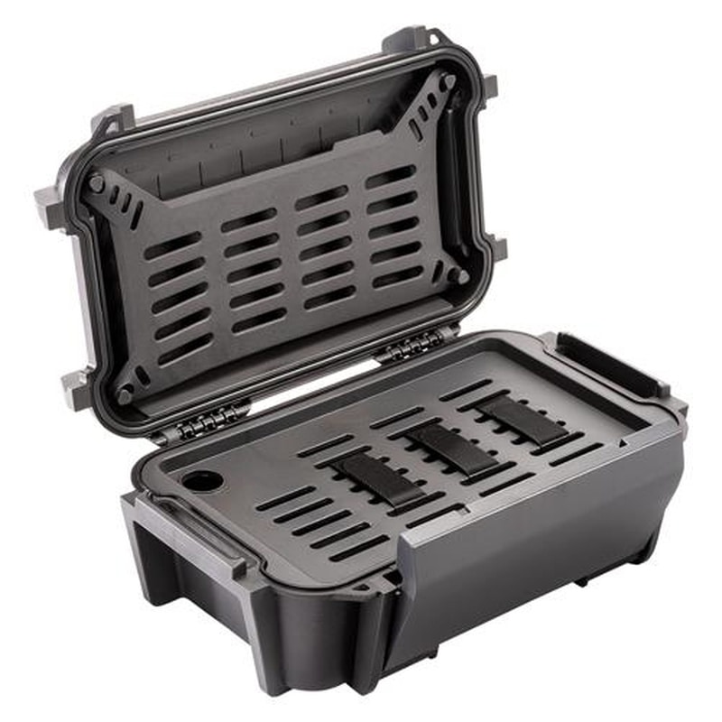 エスコ EA657MC-60B 226x136x75mm/内寸防水ケース(黒) 1個(ご注文単位1個)【直送品】