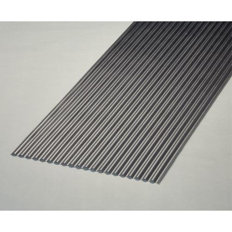 エスコ EA952CA-20 1820x655mmポリカ波板(ヒートカット/マットグレー/10枚) 1個（ご注文単位1個）【直送品】