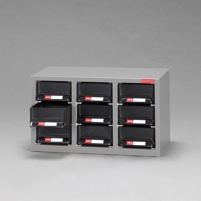 エスコ EA957F-1A 533x265x310mm/3列3段パーツキャビネット 1個（ご注文単位1個）【直送品】