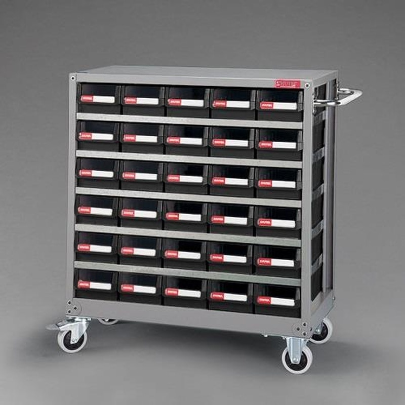 エスコ EA957F-23A 880x400x880mm/5列6段パーツキャビネット 1個（ご注文単位1個）【直送品】