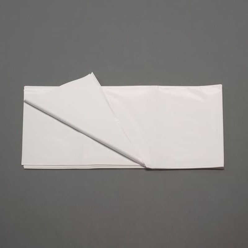 エスコ EA911AF-414 1370x2220mmテーブルクロス(白無地/PVC製) 1個（ご注文単位1個）【直送品】