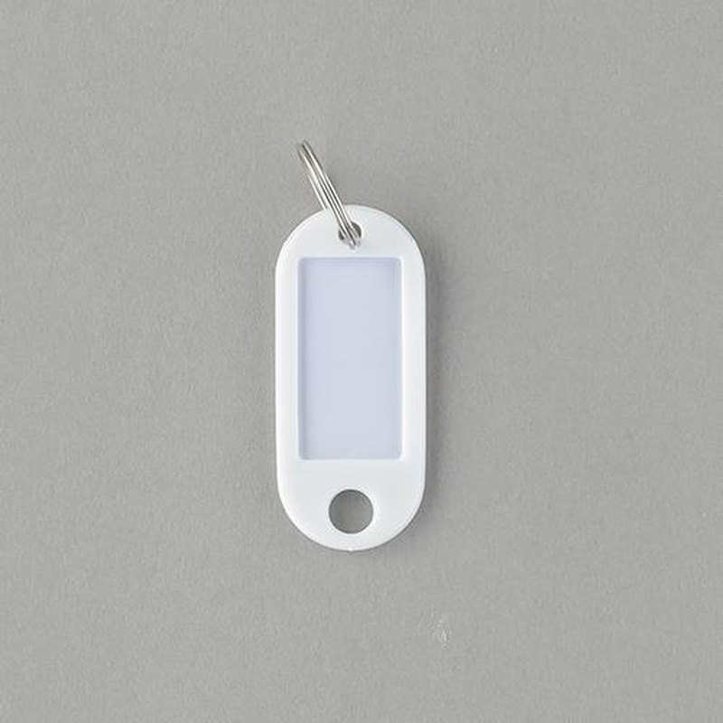 エスコ EA956VL-212 22x52mmネームタグ(白/5個) 1個（ご注文単位1個）【直送品】