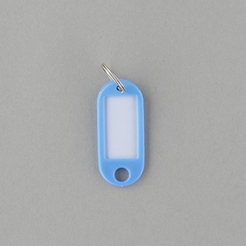 エスコ EA956VL-214 22x52mmネームタグ(青/5個) 1個（ご注文単位1個）【直送品】