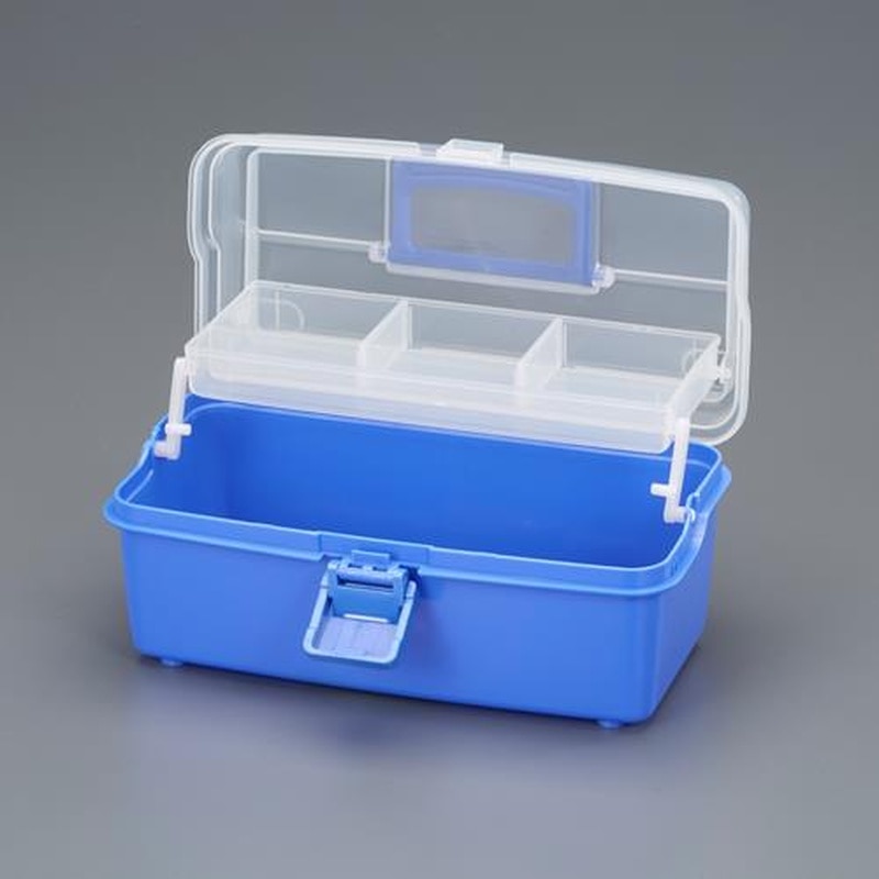 エスコ EA505-1A 310x162x143mm工具箱(皿付) 1個（ご注文単位1個）【直送品】