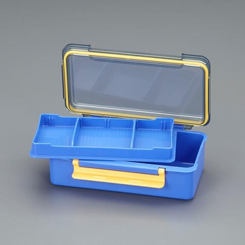 エスコ EA508WB-2A 210x120x64mm中皿付工具箱(防滴構造) 1個(ご注文単位1個)【直送品】