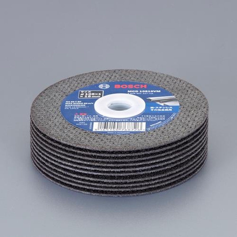 エスコ EA843XG-1 105x1.0mm超薄型切断砥石(10枚) 1個（ご注文単位1個）【直送品】