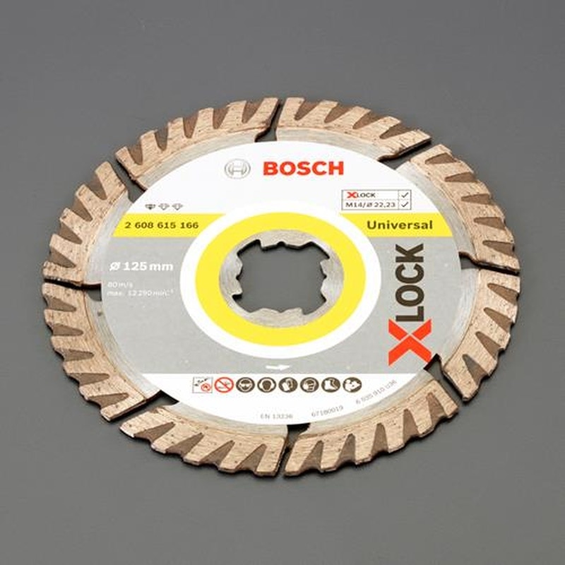 エスコ EA843RN-2 φ125x1.6mmダイヤモンドカッター(セグメント/X-LOCK用 1個（ご注文単位1個）【直送品】