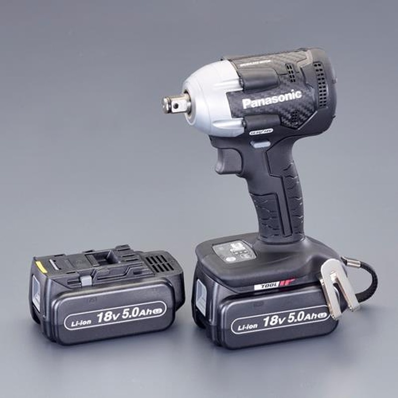 エスコ EA813PD-13 DC18V(1/2”DR)インパクトレンチ(充電式) 1個(ご注文単位1個)【直送品】