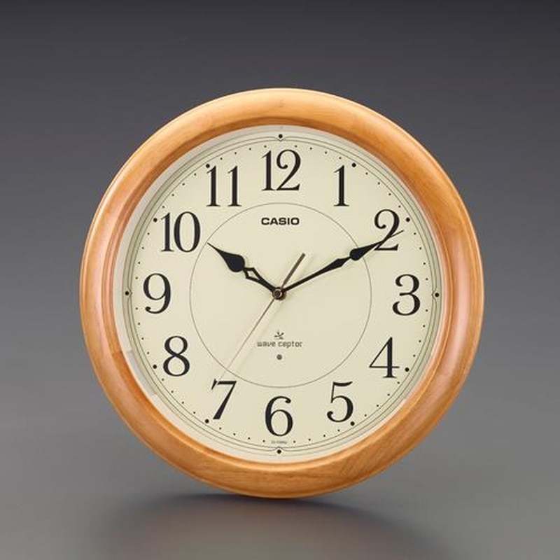 エスコ EA798CD-6B φ340mm［電波]掛時計 1個（ご注文単位1個）【直送品】