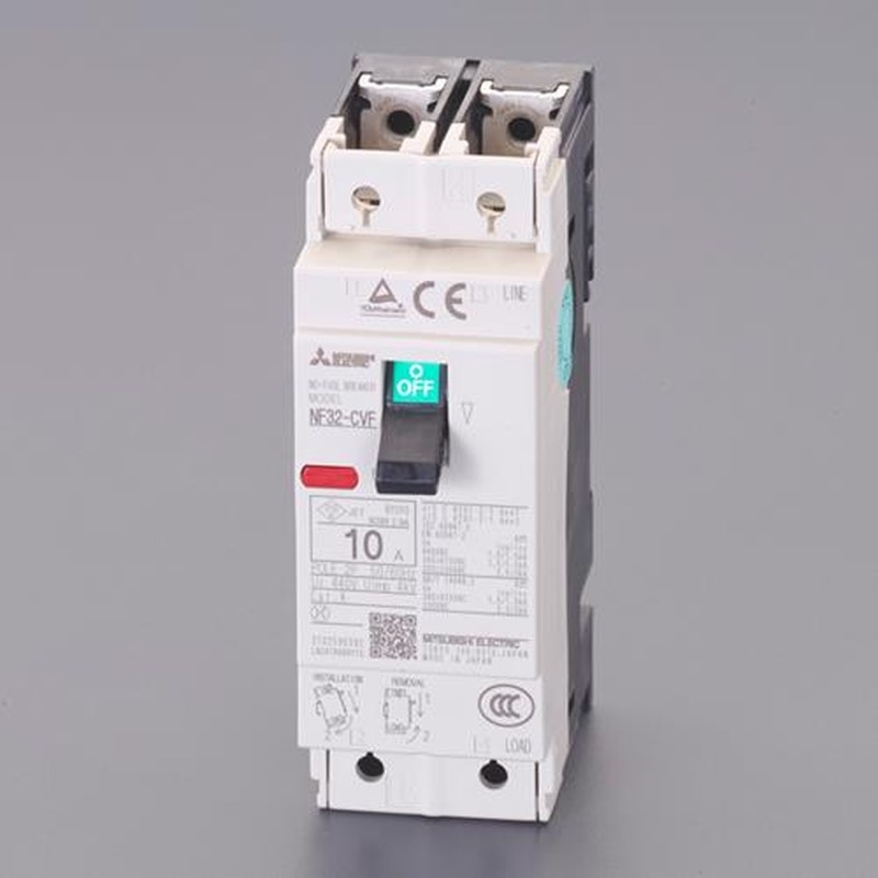 エスコ EA940mm-11A 240V/3A/2極ノーヒューズ遮断器(フレーム30) 1個(ご注文単位1個)【直送品】