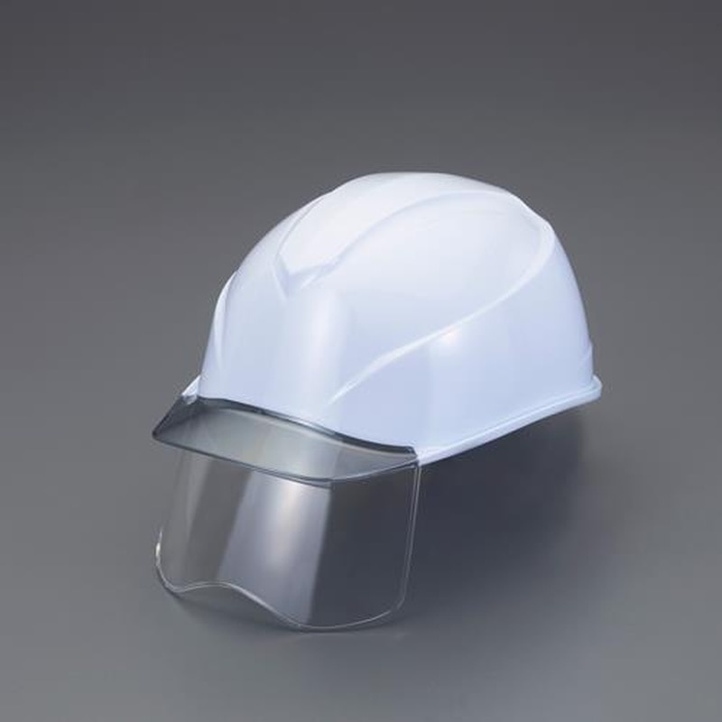 エスコ EA998BB-41 ヘルメット(エアライトS/シールドレンズ付/白) 1個(ご注文単位1個)【直送品】