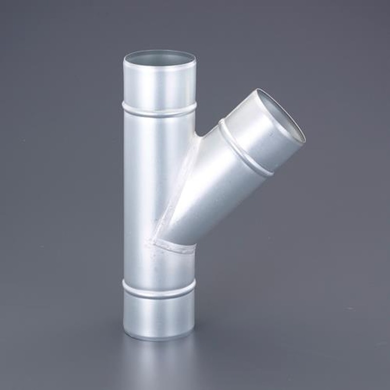 エスコ EA997DE-33 φ200mmスパイラルY管 1個(ご注文単位1個)【直送品】