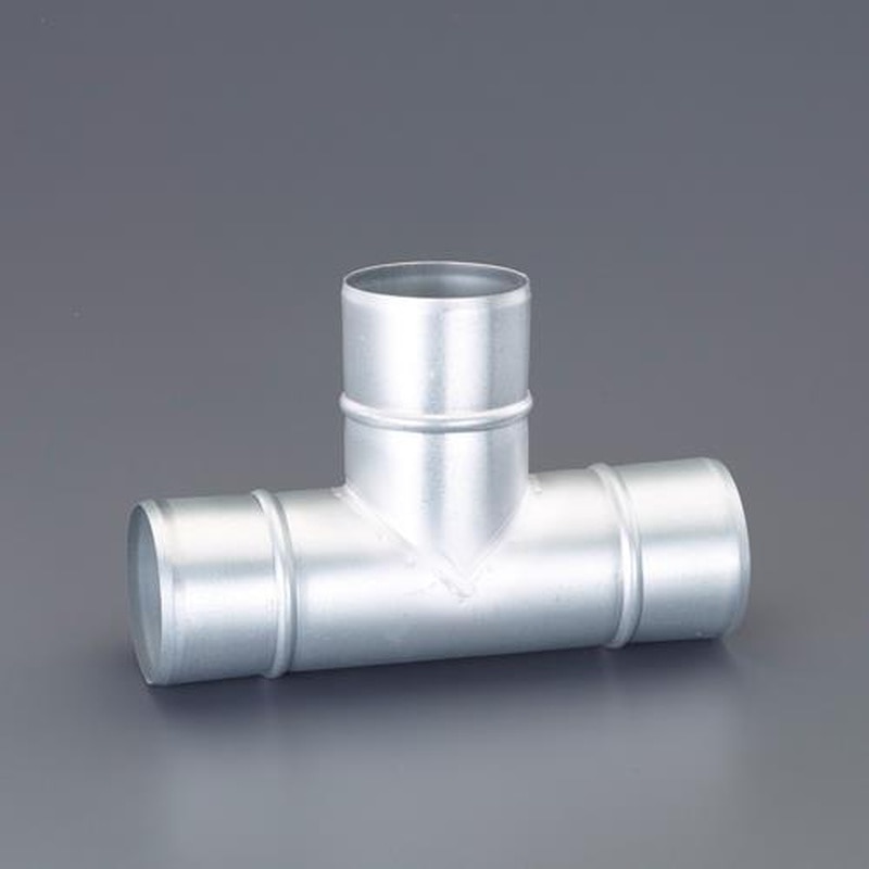 エスコ EA997DE-43 φ200mmスパイラルT管 1個(ご注文単位1個)【直送品】