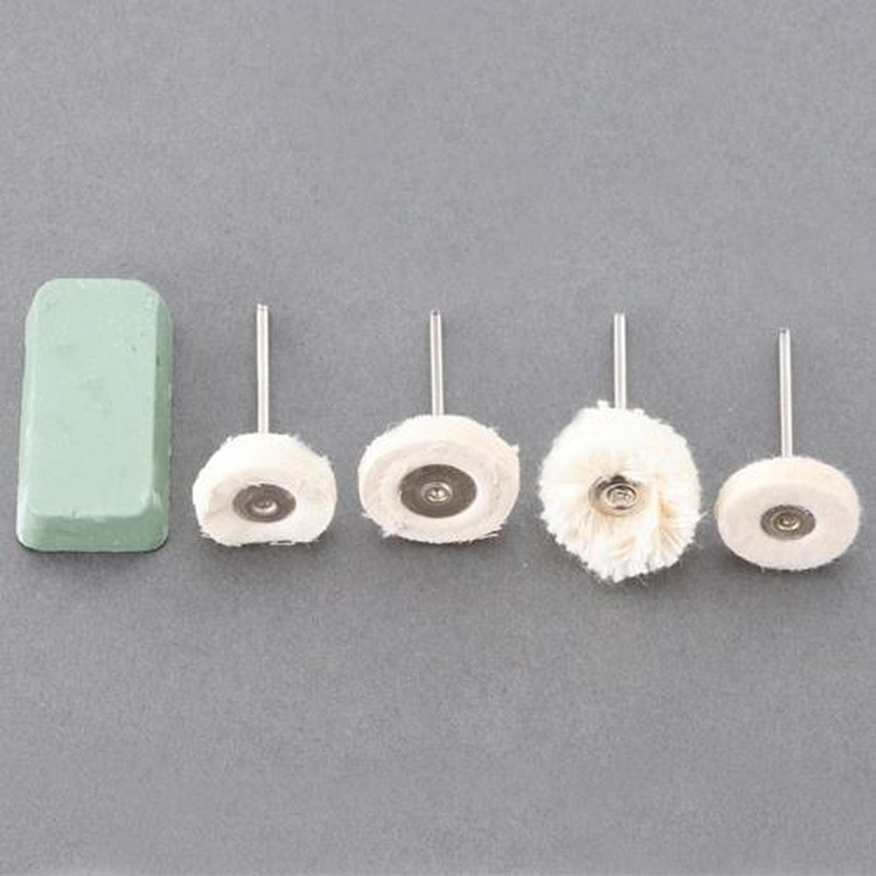 エスコ EA819WM-123 4本組軸付きフェルトバフ(2.35mm軸) 1個（ご注文単位1個）【直送品】