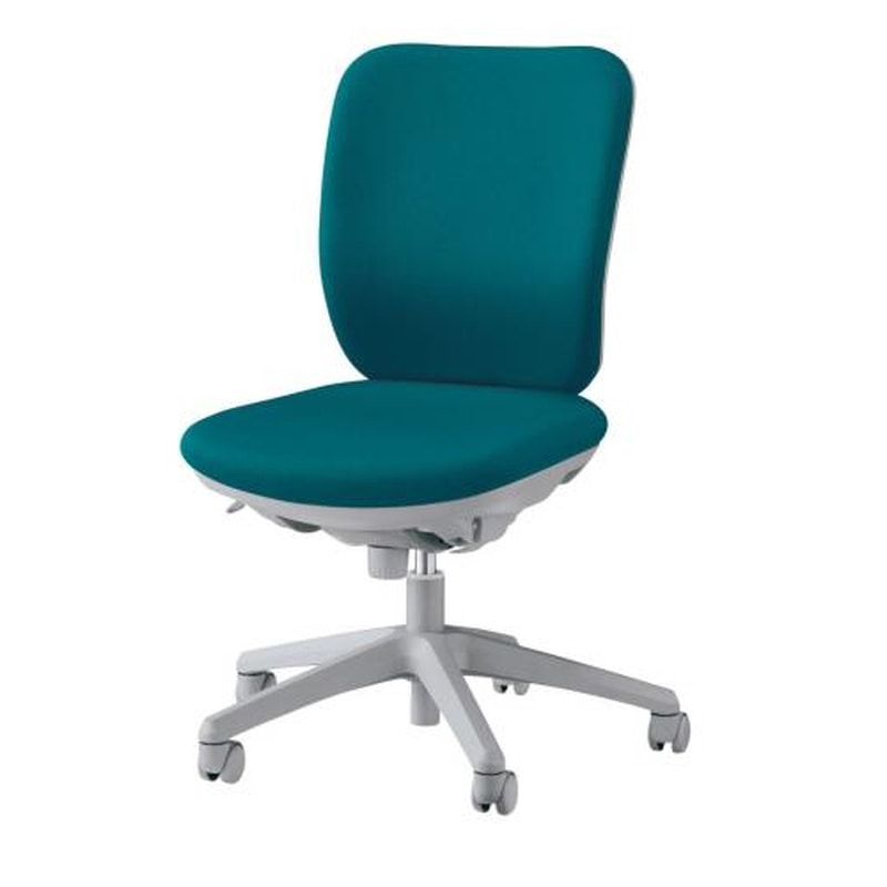 エスコ EA956XA-127 ビジネスチェアー(ティールグリーン) 1個（ご注文単位1個）【直送品】