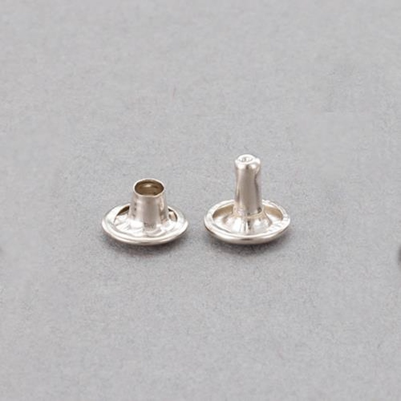 エスコ EA576MR-51 9mm/8.5mm大カシメピン(鉄ニッケルメッキ/30組) 1個(ご注文単位1個)【直送品】