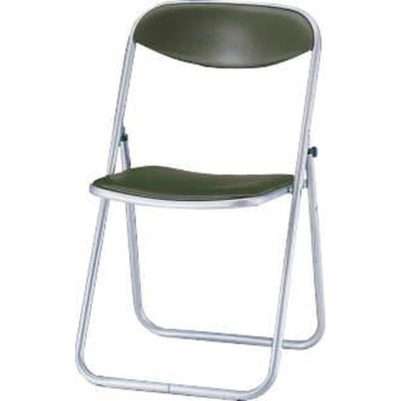 エスコ EA956XA-145 460x465x750mm折畳み椅子(ビニール/ダークブラウン 1個(ご注文単位1個)【直送品】