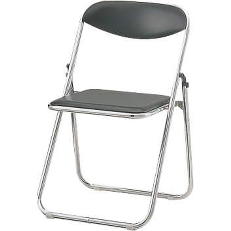 エスコ EA956XA-147 494x463x750mm折畳み椅子(ビニール/ダークブラウン 1個(ご注文単位1個)【直送品】