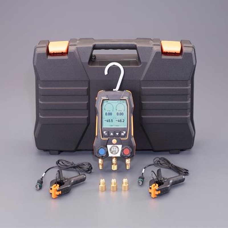 エスコ EA101TS-111[R32・R410A用]デジタルマンホールドキット(ワイヤレス測定) 1個（ご注文単位1個）【直送品】