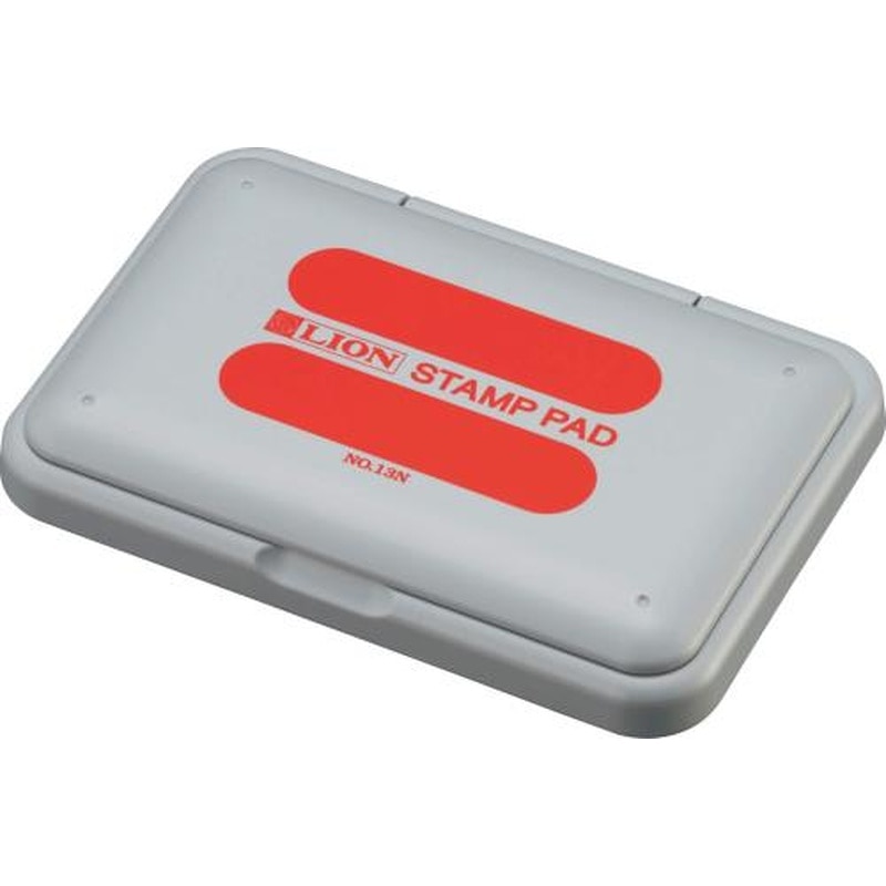 エスコ EA762AE-11 118.5x80x6mm［赤]スタンプ台(水性インク) 1個（ご注文単位1個）【直送品】