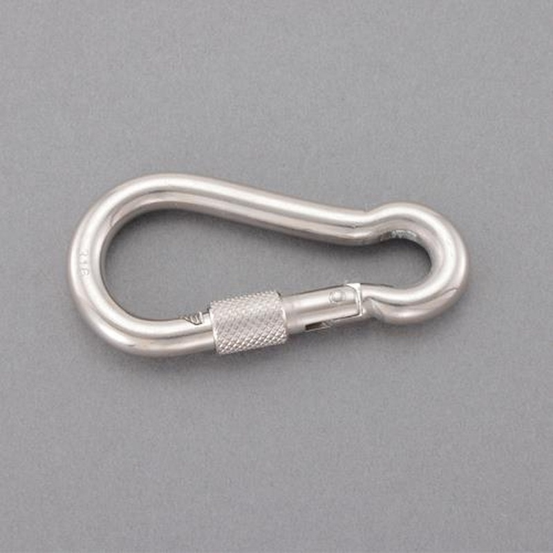 エスコ EA638JN-35 140.9x11.9mmスナップフック(ステンレス製) 1個(ご注文単位1個)【直送品】