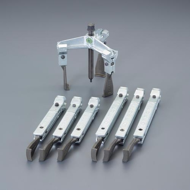 エスコ EA500JF-51 130mmスライドアームプーラー3本セット(3本爪/薄爪) 1個(ご注文単位1個)【直送品】