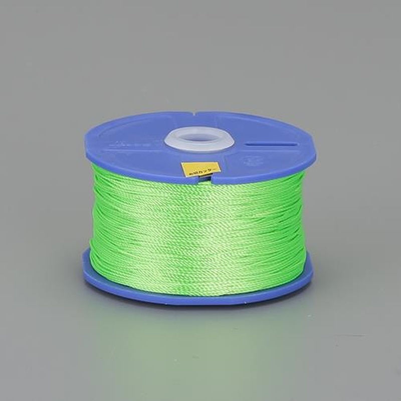 エスコ EA628AS-34 φ0.8mmx270m水糸(ポリエステル/蛍光グリーン) 1個(ご注文単位1個)【直送品】