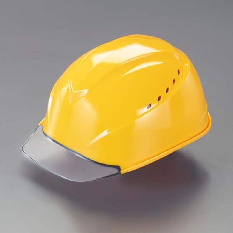 エスコ EA998BB-37 ヘルメット(エアライトS/通気孔付/黄) 1個(ご注文単位1個)【直送品】