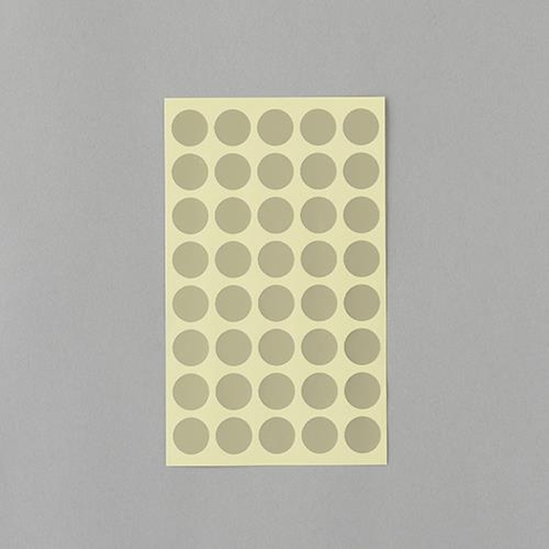 エスコ EA956VC-101 φ15mm/320片カラーラベルシール(金/8枚) 1個（ご注文単位1個）【直送品】