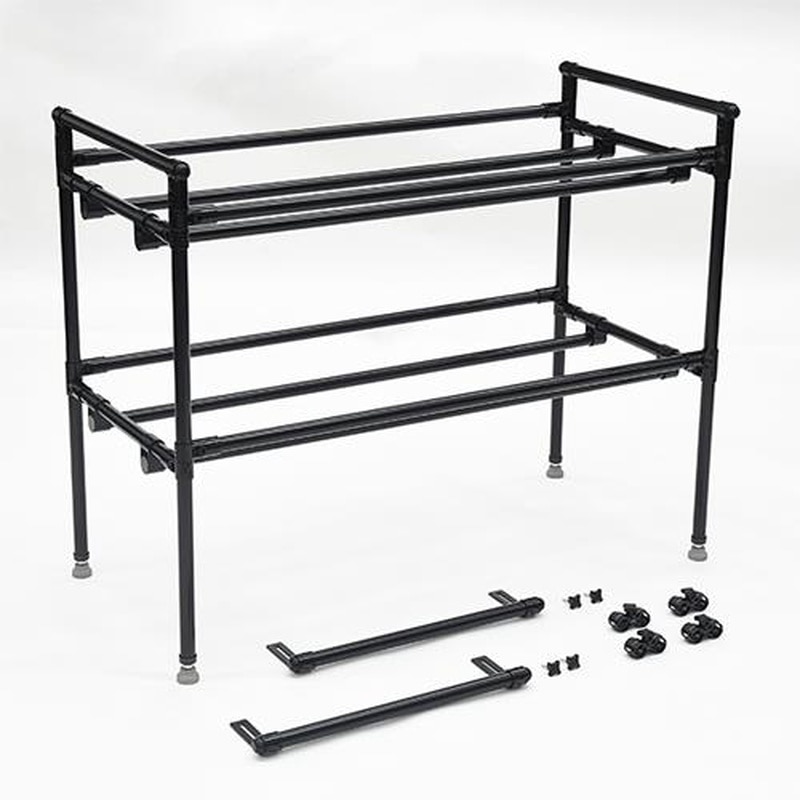 エスコ EA957-306 1046x557x939mm/2段車載ラック棚 1個(ご注文単位1個)【直送品】