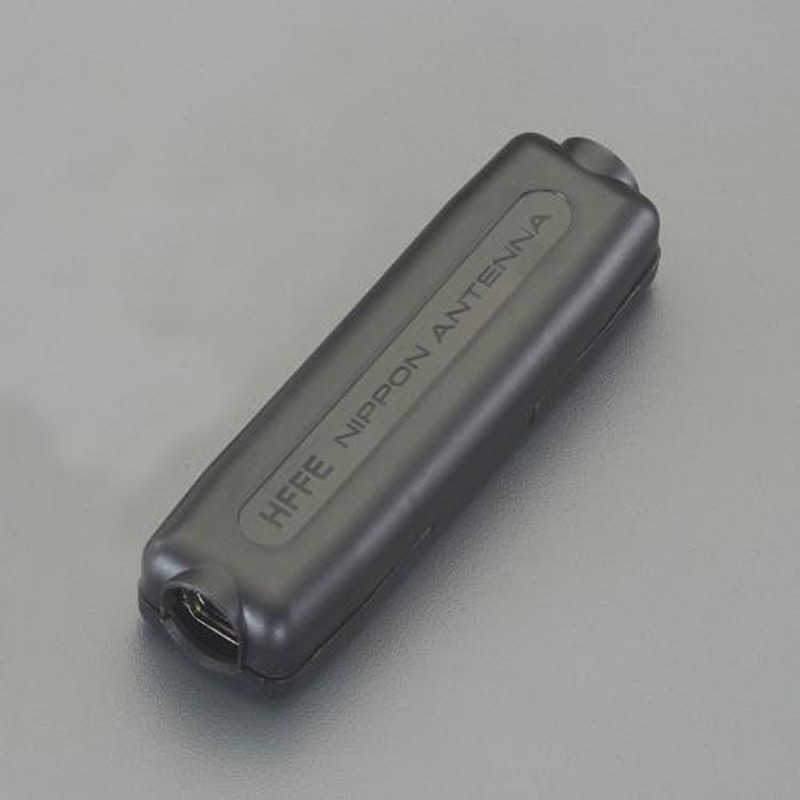 エスコ EA940P-58 アンテナケーブル用中継プラグ(4C・5C兼用/黒) 1個(ご注文単位1個)【直送品】