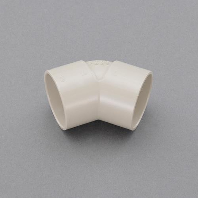 エスコ EA471GC-20 #2045゜エルボ(ACドレンパイプ用/アイボリー) 1個(ご注文単位1個)【直送品】