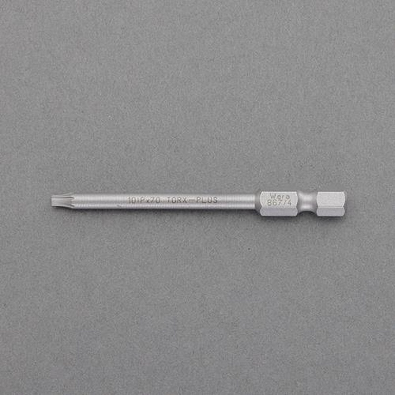 エスコ EA611GL-172 15IPx70mm［TORX-PLUS]ドライバービット 1個（ご注文単位1個）【直送品】