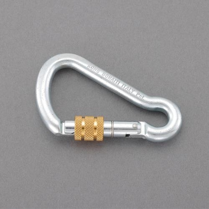 エスコ EA638JN-45 86.3x7.9mmハーネスクリップ(スチール製) 1個(ご注文単位1個)【直送品】