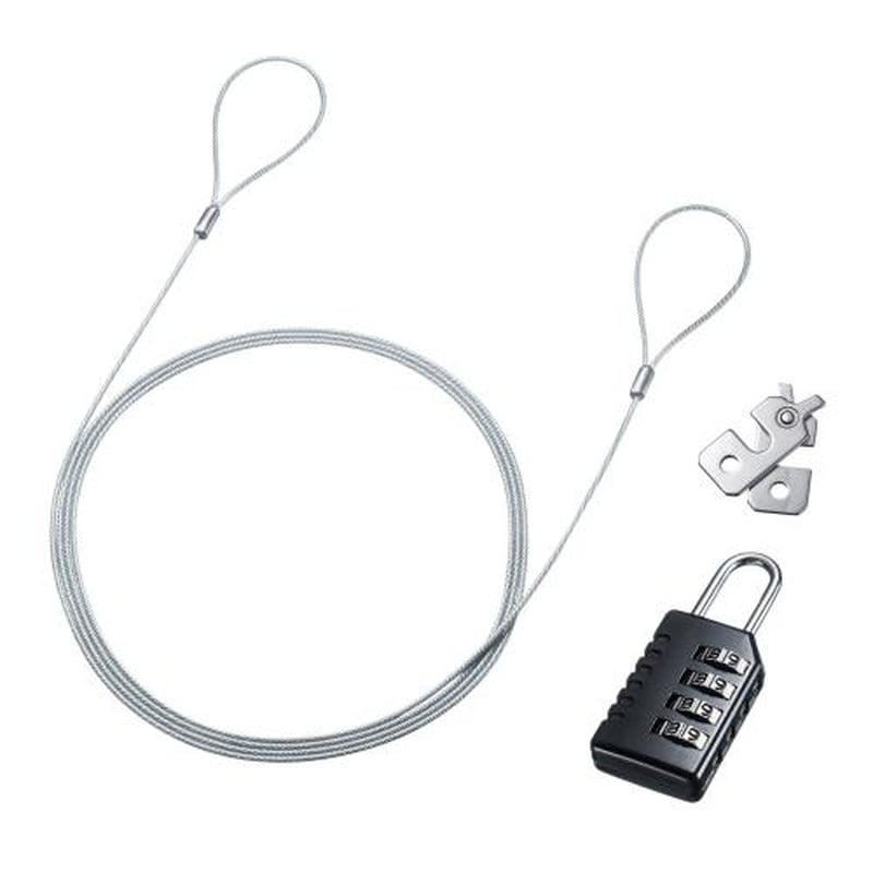 エスコ EA983TS-237 φ2.2mmx2.0mセキュリティワイヤー(NobleWedge対応) 1個(ご注文単位1個)【直送品】