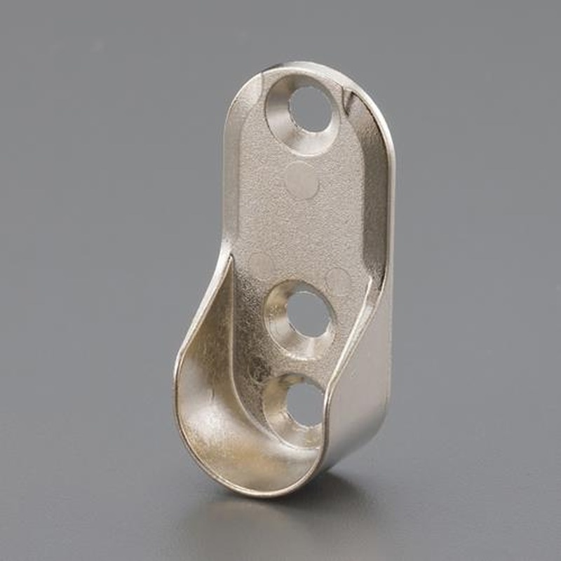 エスコ EA951EY-25 楕円パイプ用ブラケット(壁付用) 1個(ご注文単位1個)【直送品】