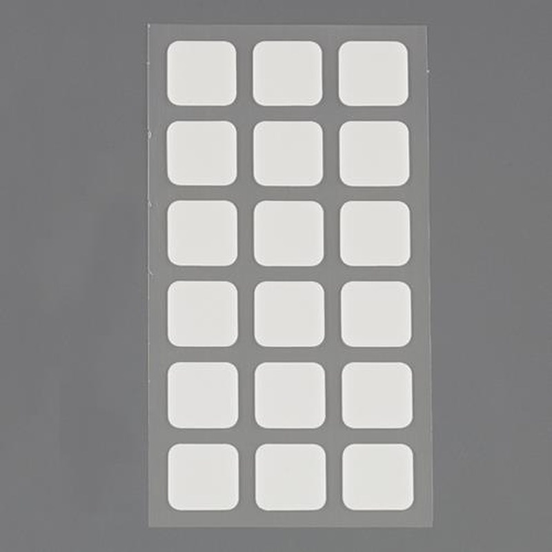 エスコ EA765MA-77 16x16mm掲示用シール(18枚) 1個(ご注文単位1個)【直送品】